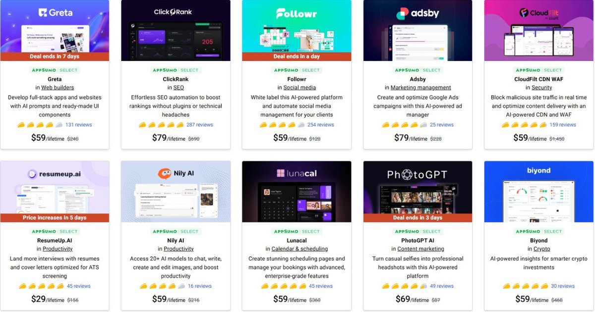 Appsumo Reviews
